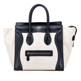 Mini Canvas Tricolor Luggage Tote